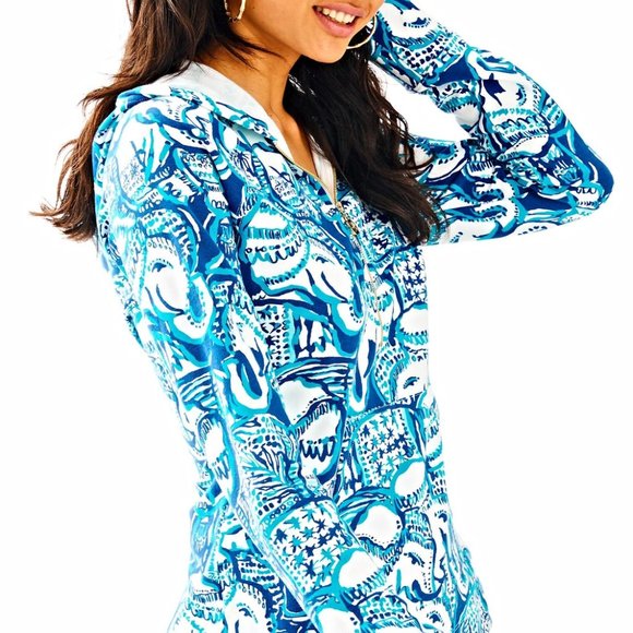 Lilly Pulitzer Tops - LILLY PULITZER Skipper Popover Keep On Trunkin R46
